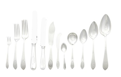 Lot 143 - Dominick & Haff Sterling Silver Flatware Service