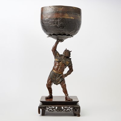 Lot 511 - Japanese Bronze Figure of an Oni