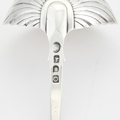 Lot 126 - Three George II/III Sterling Silver Serving Pieces