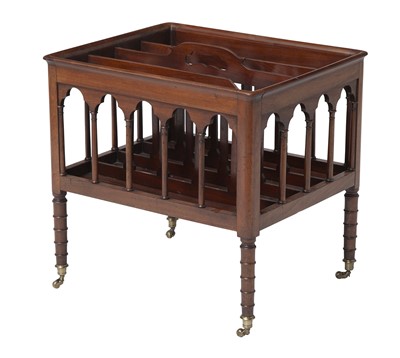 Lot 256 - Charles X Mahogany Canterbury