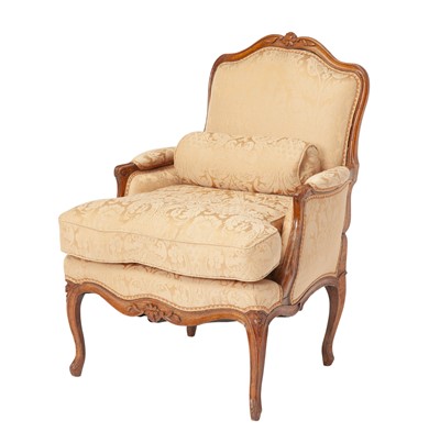 Lot 226 - Louis XV Beechwood Bergere