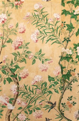 Lot 349 - Chinese Framed Wallpaper Panel