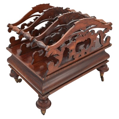 Lot 382 - Victorian Rosewood Canterbury
