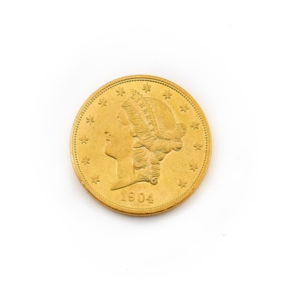 Lot 125A - United States 1904 $20 Liberty