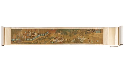 Lot 290 - A Chinese Painting, After Qiu Ying