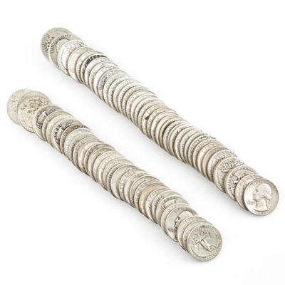 Lot 1082 - United States Silver Quarters