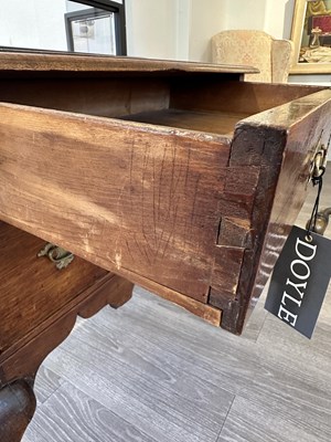 Lot 1059 - Queen Anne Walnut Dressing Table