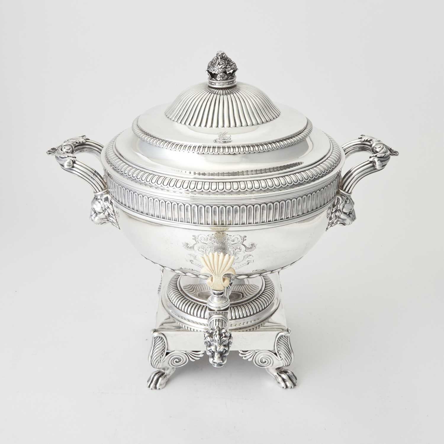 Lot 149 - George III Sterling Silver Tea Urn