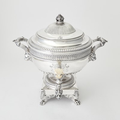 Lot 149 - George III Sterling Silver Tea Urn