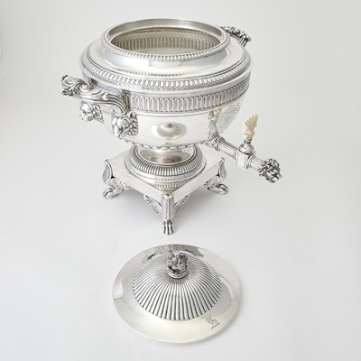 Lot 149 - George III Sterling Silver Tea Urn