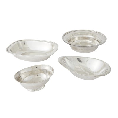 Lot 206 - Group of Four American Sterling Silver Bowls and Dishes