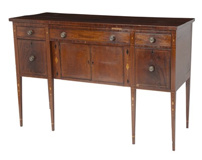 Lot 254 - Federal Inlaid Mahogany Sideboard