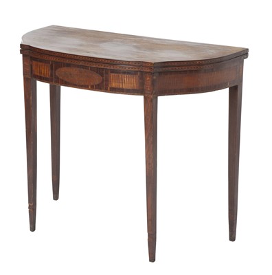 Lot 253 - Federal Inlaid Mahogany Card Table