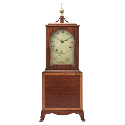 Lot 251 - Federal Inlaid Mahogany Shelf Clock