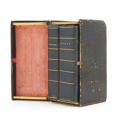 Lot 2 - A handsome pocket Bible and Prayerbook