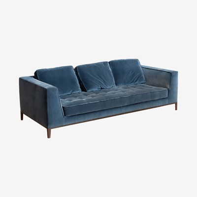 Lot 264 - B&B Italia Velvet Upholstered "Ray" Sofa