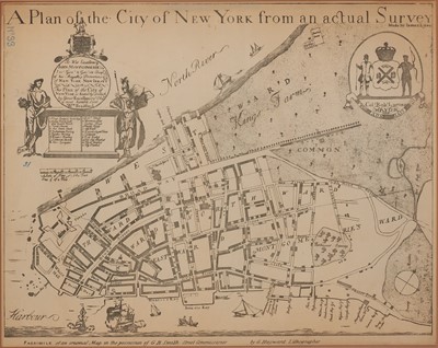 Lot 49 - [NEW YORK MAPS-Reproductions].