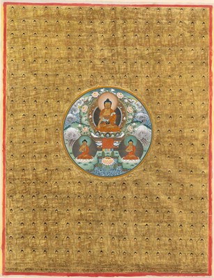 Lot 782 - A Tibetan Shakyamuni Thangka