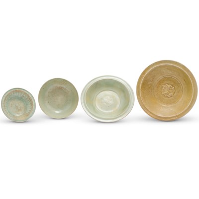 Lot 635 - Four Chinese Celadon Glazed Articles