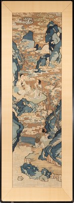 Lot 102 - A Good Chinese Kesi Silk Panel
