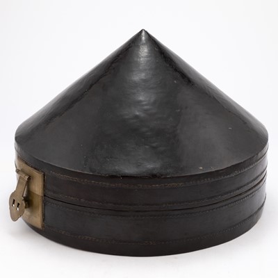 Lot 122 - A Rare Sino-Tibetan Official's Hat with Tibetan Emblem