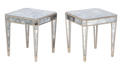 Lot 425 - Pair of Mirrored Side Tables