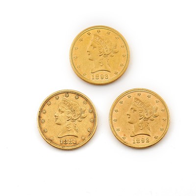 Lot 1118 - United States $10 Liberty Head Group