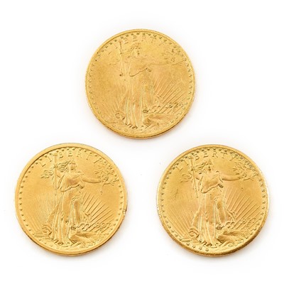 Lot 1130 - United States $20 St. Gauden Group