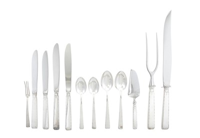 Lot 284 - Group of Towle Sterling Silver "Old Lace" Pattern Flatware