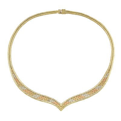 Lot 2003 - Tricolor Gold Necklace