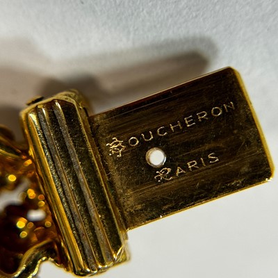 Lot 68 - André Vassort for Boucheron Paris Gold, Platinum and Diamond Necklace