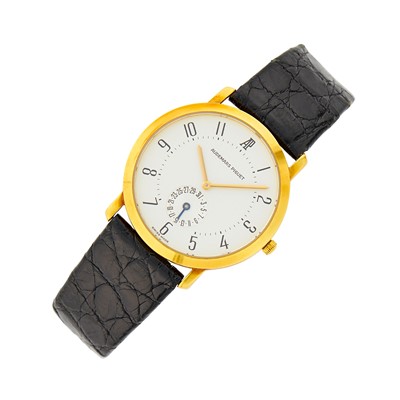 Lot 53 - Audemars Piguet Gentleman's Gold 'Jules Audemars' Wristwatch, Ref. 77208
