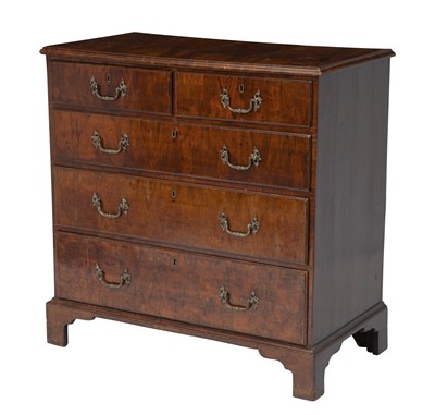 Lot 339 - George II Walnut Chest of Drawers