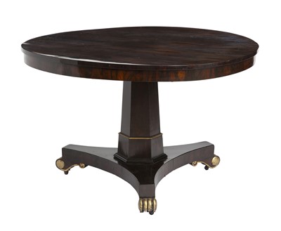 Lot 408 - George IV Rosewood and Parcel-Gilt Breakfast Table