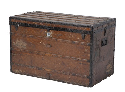Lot 418 - Louis Vuitton Monogram Canvas Steamer Trunk