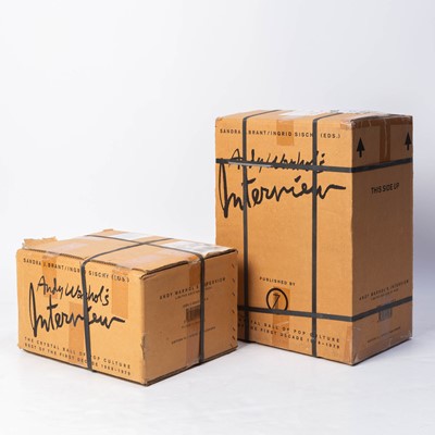 Lot 348 - Andy Warhol's Interview, one of 2,000 sets