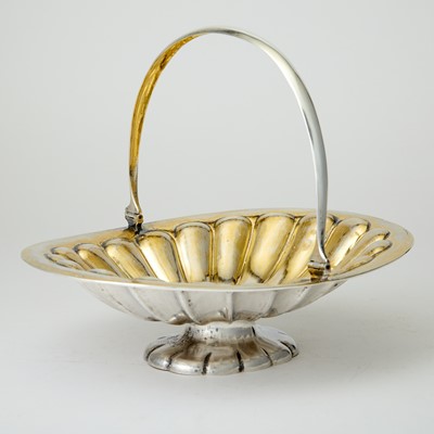 Lot 624 - Russian Silver Cake Basket