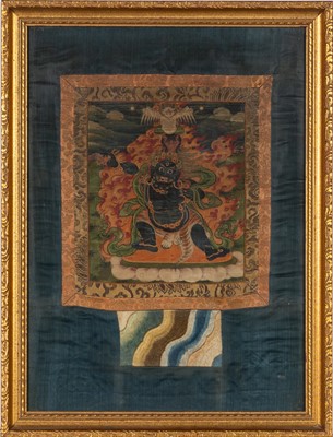 Lot 778 - A Tibetan Mahakala Thangka