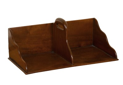 Lot 26 - English Mahogany Book Caddy