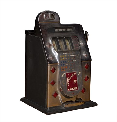Lot 345 - American Twenty-Five Cent 'Fruit and Bar' Slot Machine