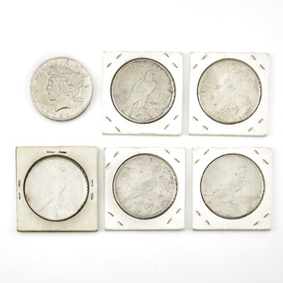 Lot 1106 - United States Peace Dollars