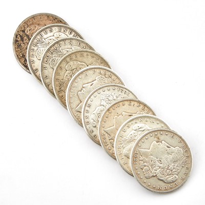 Lot 1102 - United States Morgan Dollar Group