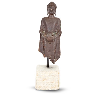 Lot 806 - A Thai Bronze Torso of Buddha