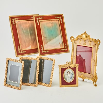 Lot 330 - Seven Gilt-Metal Photograph Frames