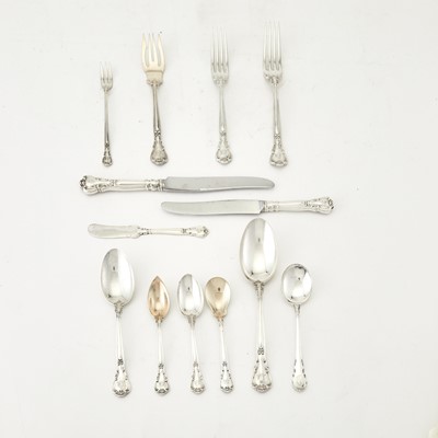 Lot 286 - Gorham Sterling Silver "Chantilly" Pattern Flatware Service