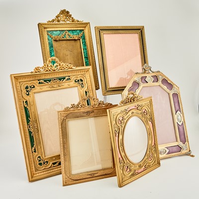Lot 381 - Six Gilt-Metal Photograph Frames