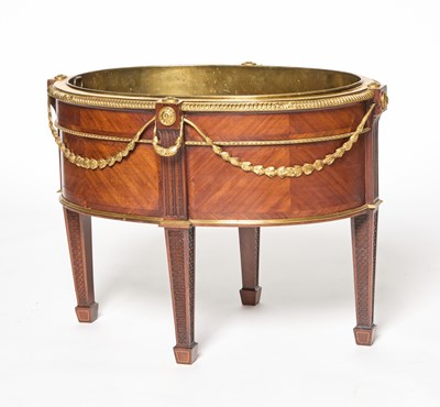 Lot 187 - George III Style Gilt Metal Mounted Mahogany Cellaret