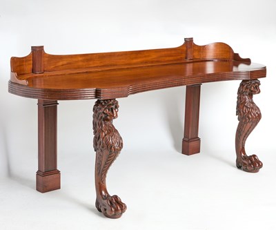 Lot 523 - George IV Carved Mahogany Serving Table