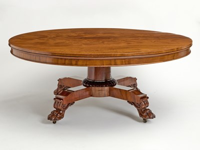 Lot 528 - George IV Mahogany Circular Dining Table