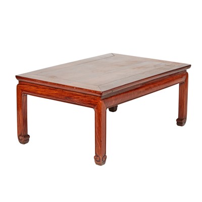 Lot 555 - A Chinese Hualimu Kang Table